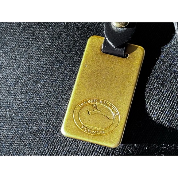 Dooney & Bourke Large Cabriolet Weekender Zip Leather Canvas Travel Duffel Bag - Picture 5 of 16